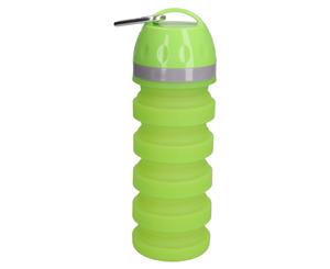 AB Tools Pet Dog Collapsible Portable Water Bottle - Outdoor Dog Travel Bottle (Green)