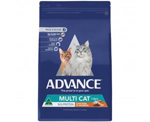 ADVANCE Adult Multi Cat Dry Cat Food Chicken & Salmon