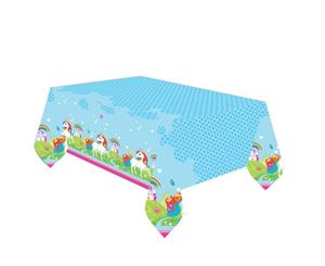 Amscan Unicorn Plastic Tablecover (Multicoloured) - SG13705