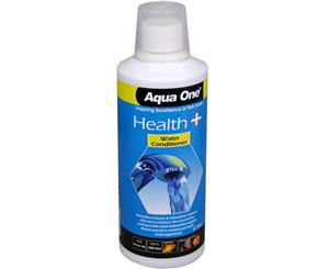 Aqua One Aquarium Fish Health Plus Water Conditioner Stress Coat Aloe 500ml