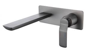 Arcisan Synergii Wall Mounted Basin Mixer - Brushed Gun Metal