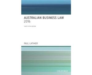 Australian Business Law 2016