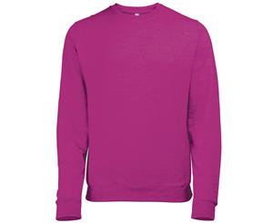 Awdis Mens Heather Lightweight Crew Neck Sweatshirt (Pink Heather) - RW173