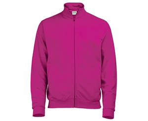 Awdis Mens Plain Fresher Full Zip Sweat / Sweatshirt / Outerwear (Hot Pink) - RW178