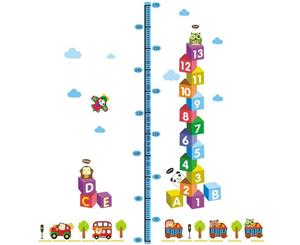 Baby Early Education Height Measure Wall Stickers (Size 170cm x 110cm)