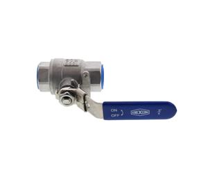 Ball Valve Stainless Steel Lockable Two Piece 3/4 Inch Plumbing Water Irrigation