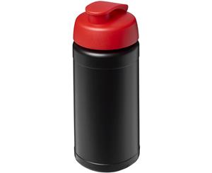 Baseline Plus 500Ml Flip Lid Sport Bottle (Solid Black/Red) - PF2821