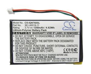 Battery for GARMIN GPS Nuvi 255WT 252w 260 260w 270 760 760T 1400 1450 1490361-00019-11 361-00019-12 361-00019-40