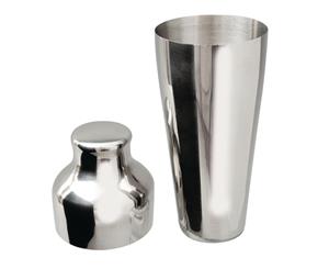 Beaumont Mezclar Art Deco French Cocktail Shaker Stainless Steel