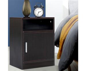 Bedside Tables Drawers Side Table Storage Cabinet Wood Big Nightstand