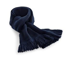 Beechfield Unisex Classic Knitted Scarf (French Navy) - RW5809