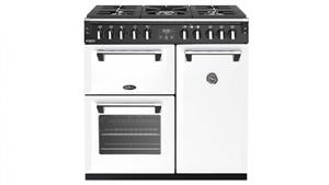 Belling 900mm Richmond Deluxe Dual Fuel Range Cooker - White