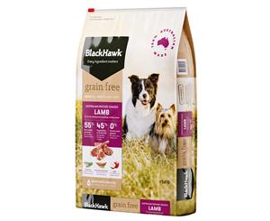 Black Hawk Dog Food Grain Free Lamb 15kg Animal Pet Australian Made Premium