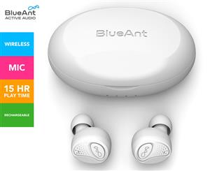 BlueAnt Pump Air Wireless Ear Buds - White