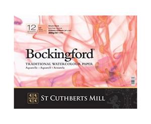 Bockingford 300gsm Glued Pad 7" x 5" (180 x 130mm) Hot Pressed