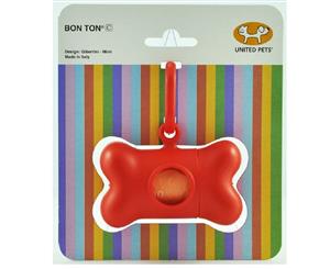 Bon Ton C Red Classic Poop Bag Holder