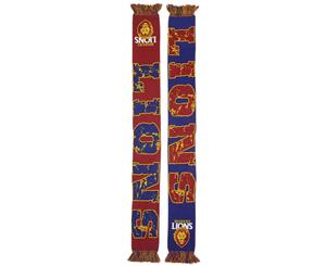 Brisbane Lions Impact Jacquard Scarf