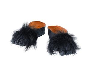 Bristol Novelty Unisex Adults Gorilla Feet (1 Pair) (Black) - BN1649