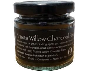 Charcoal Powder - 125ml Glass Jar