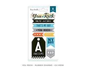 Cocoa Vanilla Studio Rubber Charms - You Rock