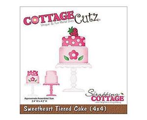 Cottagecutz Die 4X4 Sweet Tiered Cake