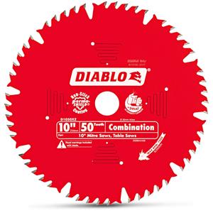 Diablo 254mm 50T TCT Circular Saw Blade for Wood Cutting - Combination