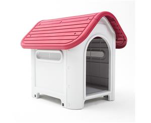 Dog Kennel House Plastic LUNA M PINK