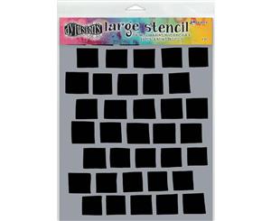 Dyan Reaveleys Dylusions Stencils 9 inch X12 inch - Grid