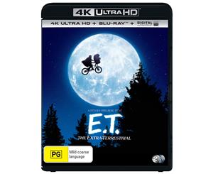 ET The Extra Terrestrial 4K Ultra HD Blu-ray Digital Download UHD Region B