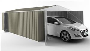 EasyShed 7530 Garage Shed - Stone