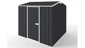 EasyShed S2323 Gable Roof Garden Shed - Iron Grey