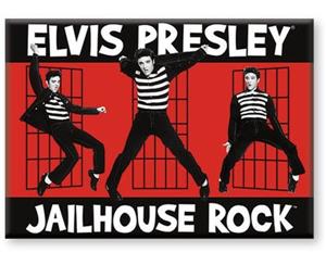 Elvis Jailhouse Flat Magnet