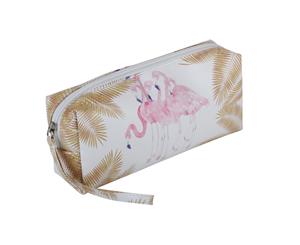 FMG Cosmetics Make Up Bag Flamingo