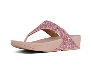 FitFlop Lulu Glitter Rose Toe-Post Sandals