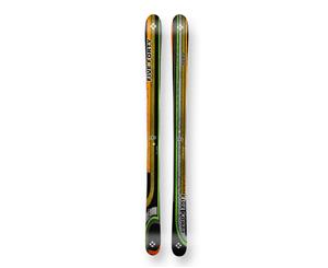 Five Forty Snow Skis /Green Camber Sidewall 155cm - Black