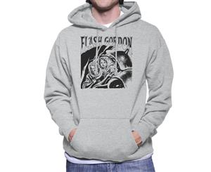 Flash Gordon Comic Bug Showdown Men's Hooded Sweatshirt - Heather Grey