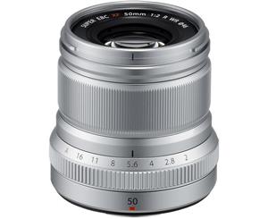 Fujifilm XF 50mm f/2 R WR Lens Silver