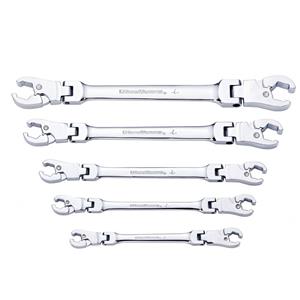 GEARWRENCH Flarenut A/F Flex Ratcheting Spanner Set 5pc 89100