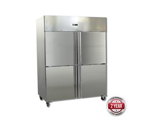 Grand Ultra Four 2/1 Stainless Steel Door Upright Freezer