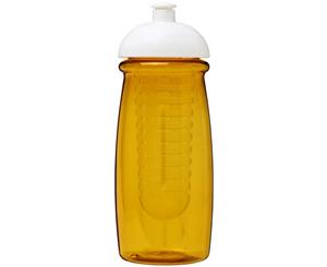 H2o Pulse 600Ml Dome Lid Sport Bottle And Infuser (Yellow/White) - PF2860