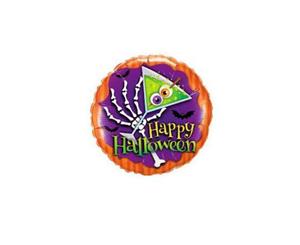 Happy Halloween Scary Drink & Eyeballs 45cm Foil Balloon