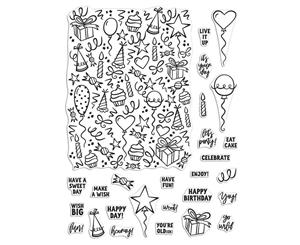 Hero Arts Clear Stamps 4in x 6in - Wish Big Peek-A-Boo Parts