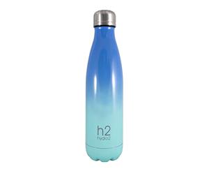 Hydro2 Double Wall Stainless Steel Water Bottle 500ml Blue Ombre