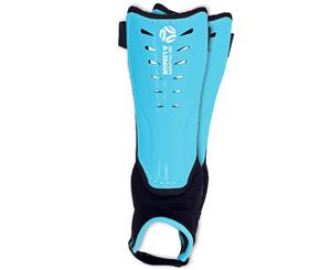 Hyundai A-League Shin Guard/Pads w/ Ankle Sock/Sports/Soccer Large Size/Blue