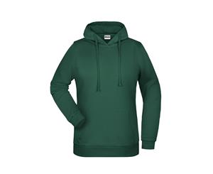 James And Nicholson Womens/Ladies Basic Hoodie (Dark Green) - FU964