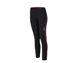 James And Nicholson Womens/Ladies Running Tights (Black/Tomato) - FU604