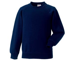 Jerzees Schoolgear Childrens Raglan Sleeve Sweatshirt (French Navy) - BC587