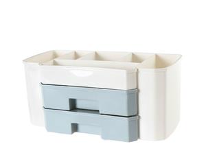 Jewelry Cosmetics Storage Box /Makeup Organizer - Blue