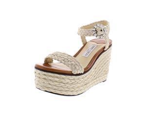 Jimmy Choo Womens Nylah 100 Embellished Wedge Espadrilles