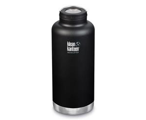 Klean Kanteen TKWide Insulated Drinking Bottle Wide Loop Cap 64oz - Shale Black